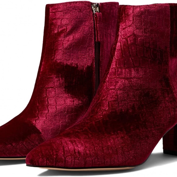 Kurt Geiger London Burlington Ankle Boot Wine SZ 37/6.5 or 38.5/8 NEW - Picture 8 of 11